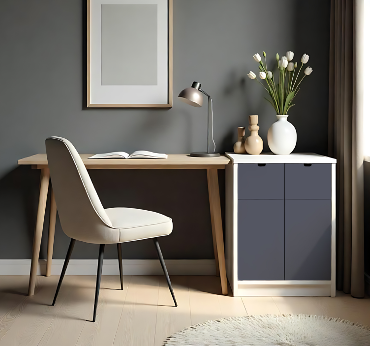 Foglio adesivo monocolore grigio scuro opaco - TenStickers