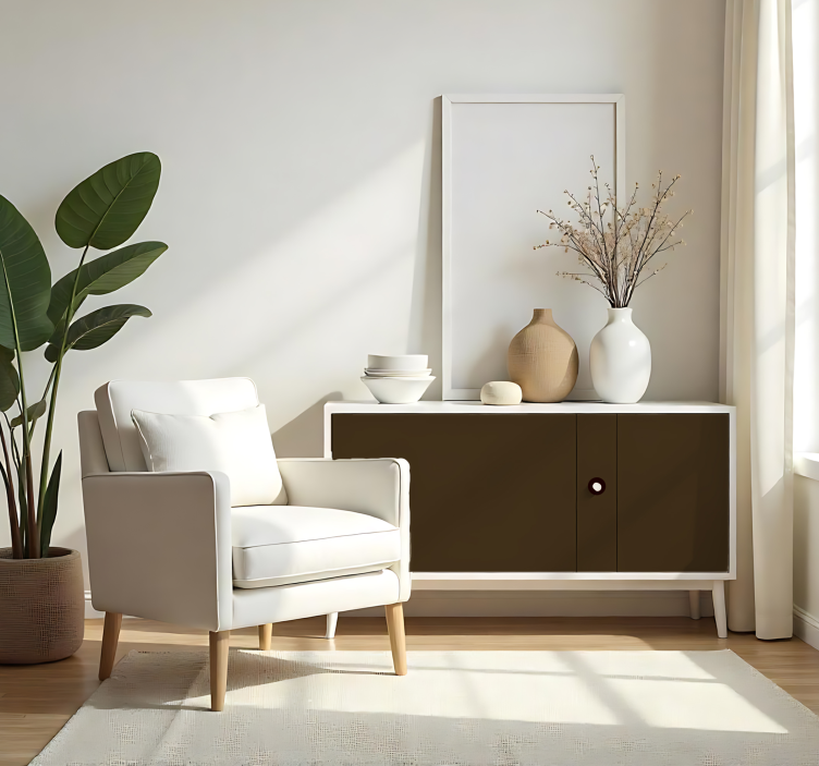 Foglio adesivo monocolore marrone opaco - TenStickers