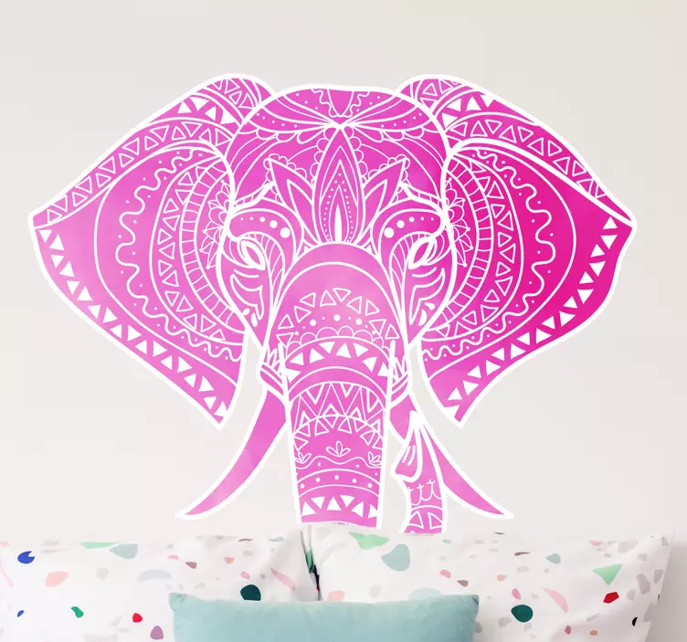 Adesivi animali per bambini motivo elefante dettagliato - TenStickers