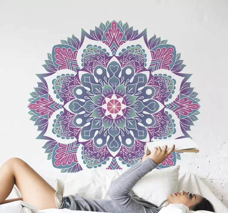 Adesivi animali per bambini stile mandala colorato - TenStickers
