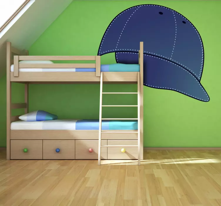 Adesivo bambini disegno cappellino - TenStickers