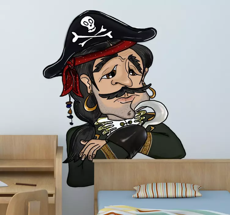 Adesivo bambini pirata originale - TenStickers