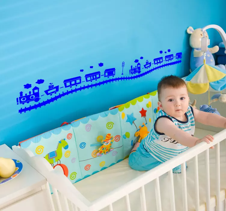 Adesivo bambini trenino - TenStickers