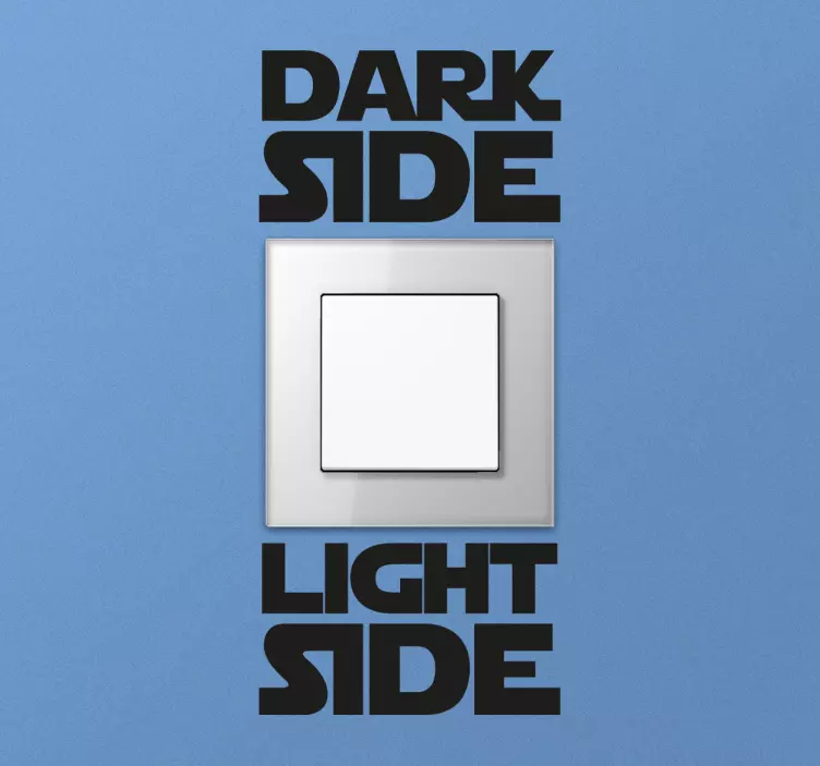 Adesivo coppia Dark Light Side - TenStickers