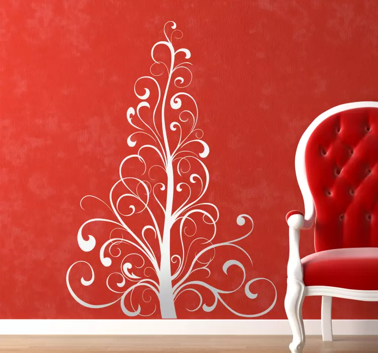 Adesivo decorativo albero Natale - TenStickers