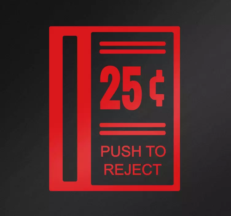 Adesivo decorativo Coin Arcade - TenStickers