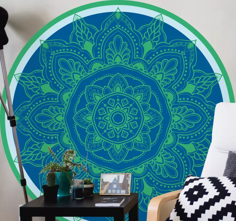 Adesivo decorativo disegno del modello mandala - TenStickers