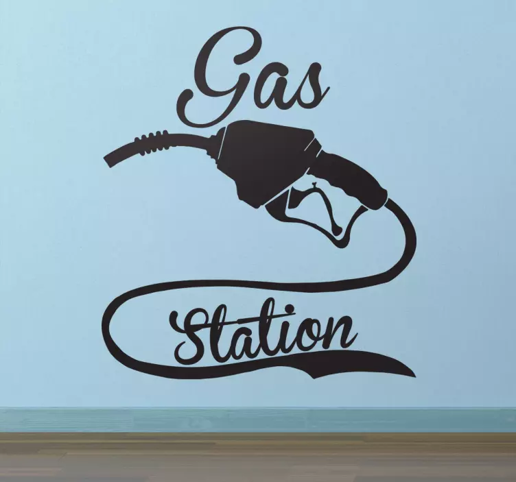 Adesivo decorativo gas station - TenStickers
