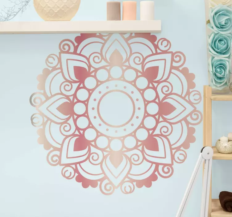 Adesivo decorativo motivo circolare elegante - TenStickers