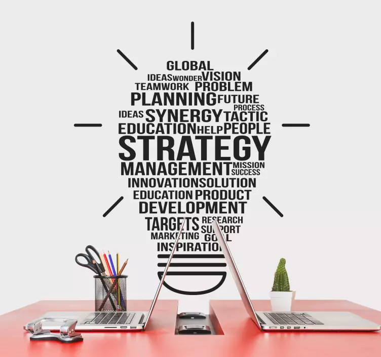 Adesivo frase gruppo di idee creative - TenStickers