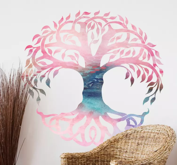 Adesivo murale albero celtico - TenStickers