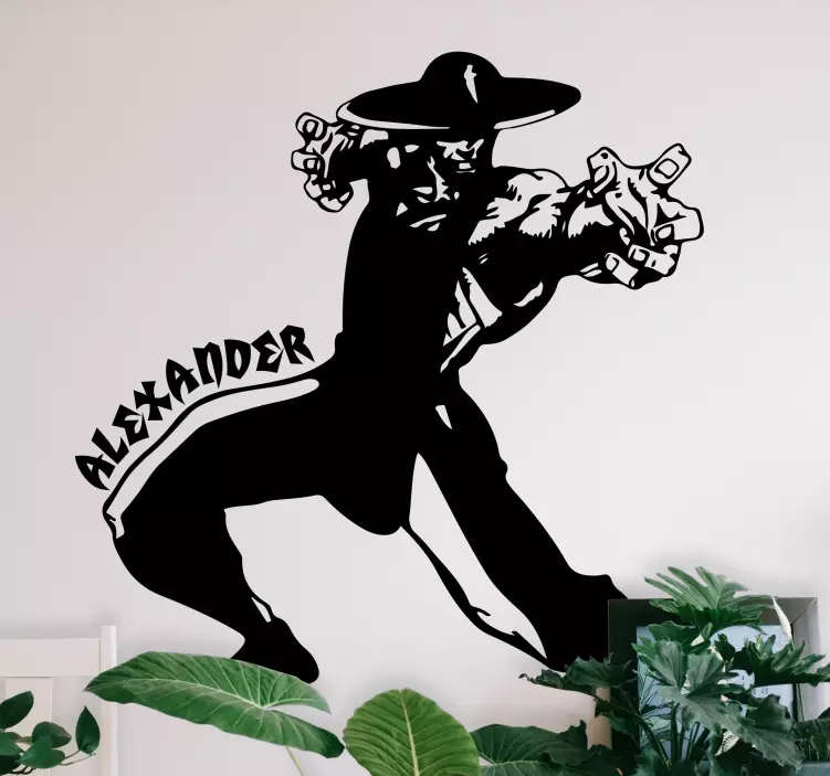 Adesivi animali per bambini action figure dinamica - TenStickers