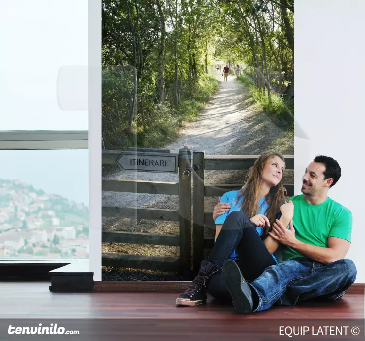 Adesivi animali per bambini segnaletica del percorso - TenStickers