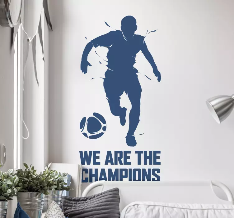Adesivo murale we are the champions - TenStickers