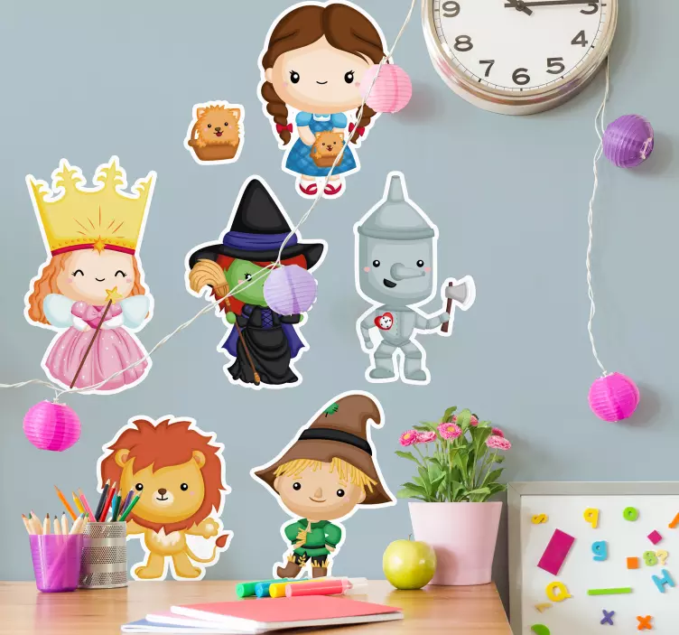 Adesivo per bambini adorabili personaggi delle fiabe - TenStickers
