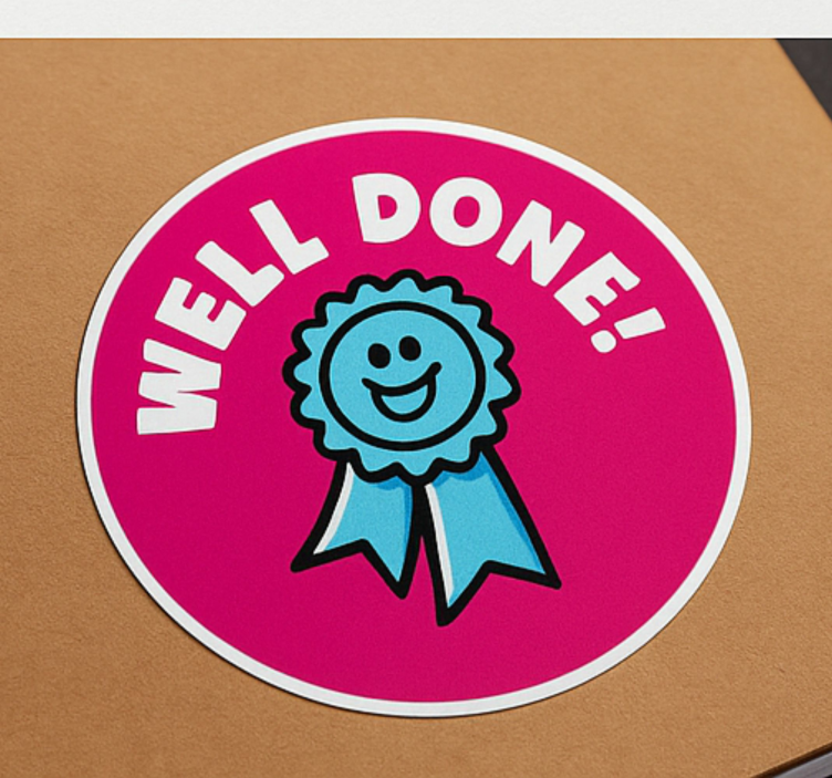 Adesivo per bambini set di congratulazioni - TenStickers