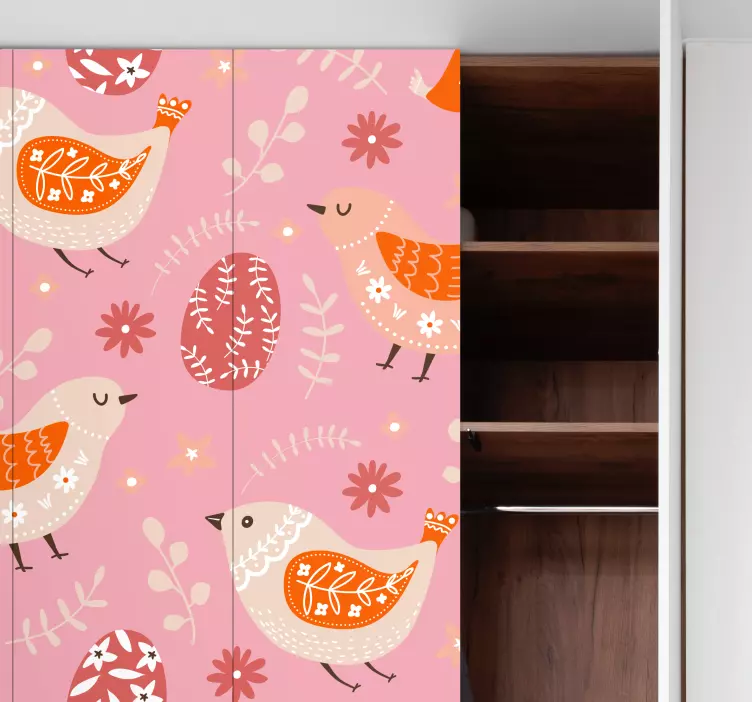 Adesivo per frigo arte popolare pasquale - TenStickers