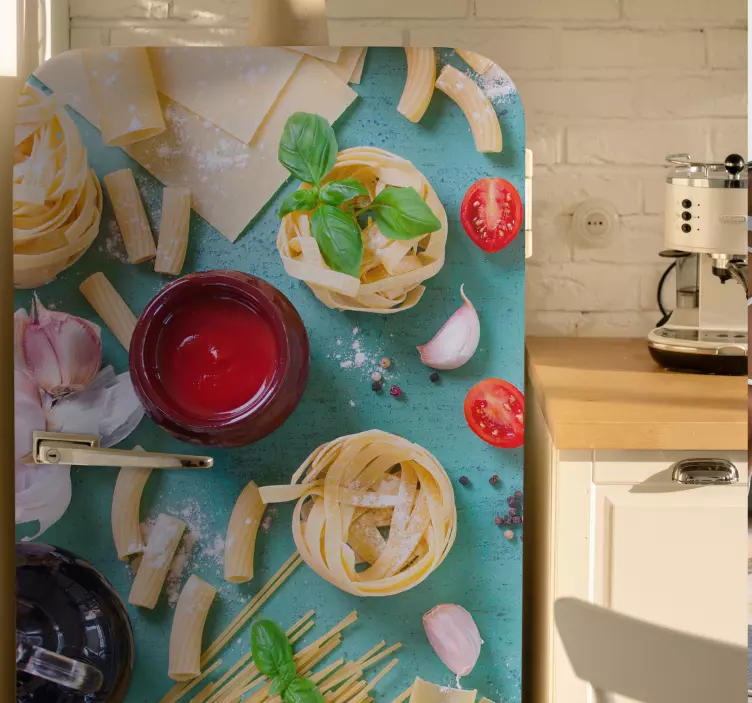 Adesivo per frigo foto cibo - TenStickers