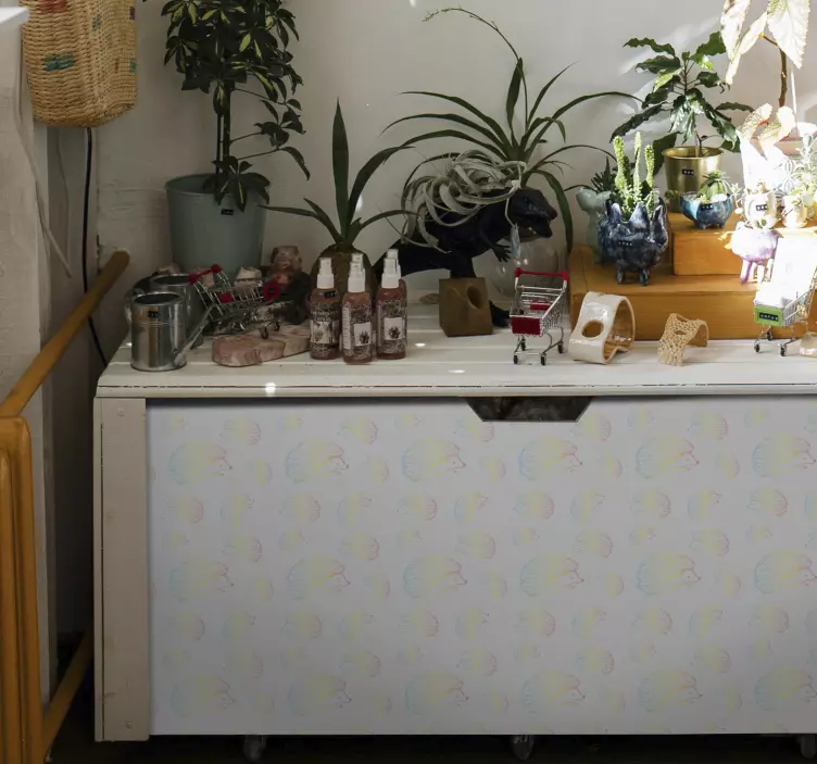 Carta adesiva per mobile modello carino riccio - TenStickers