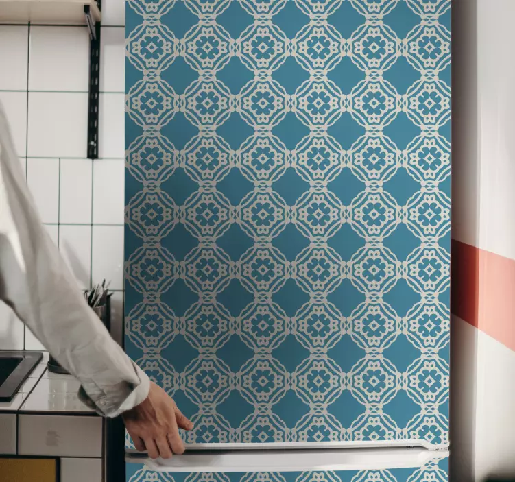 Adesivo per frigo motivo geometrico sofisticato - TenStickers