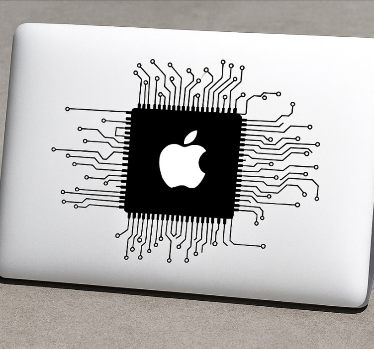 Adesivo per laptop web tecnologico del macbook - TenStickers