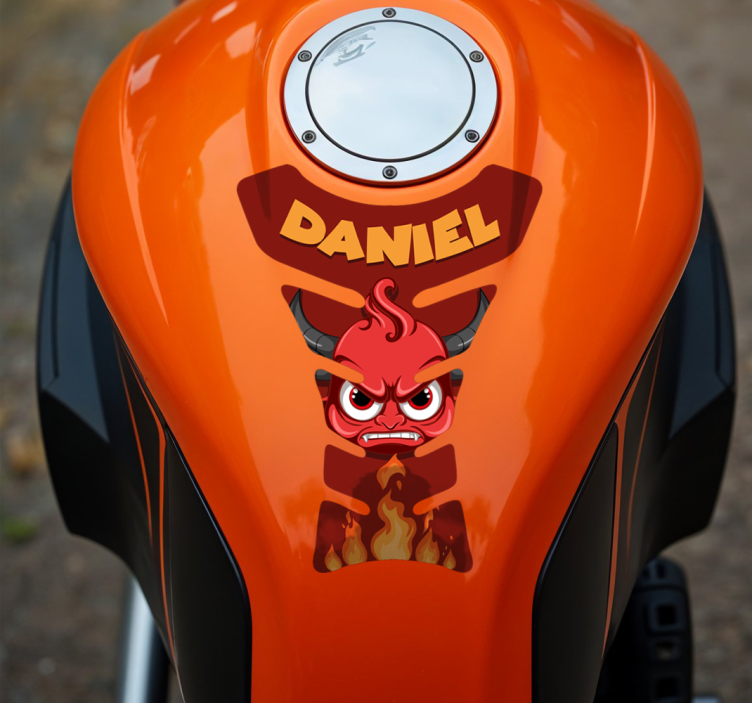 Adesivo per moto diavolo - TenStickers