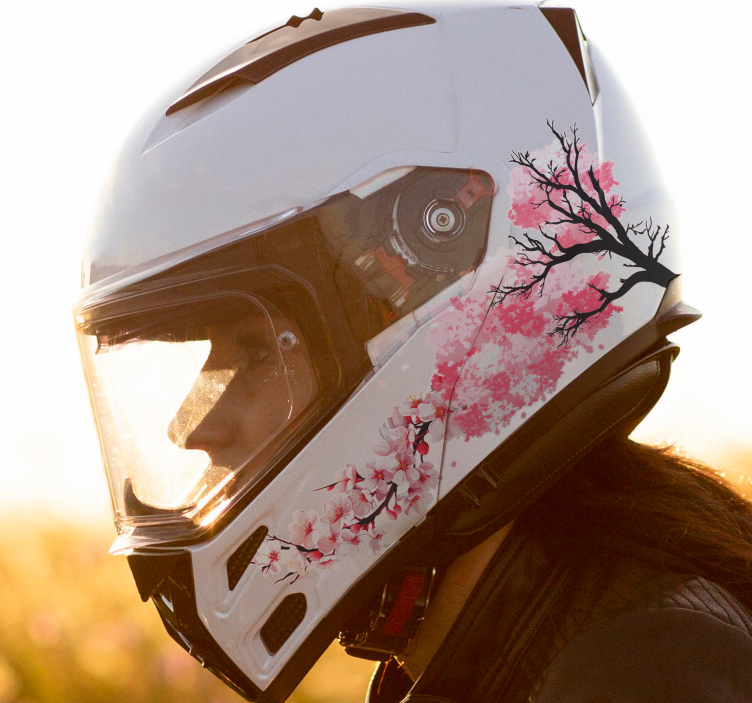Adesivo per moto fiori che sbocciano - TenStickers