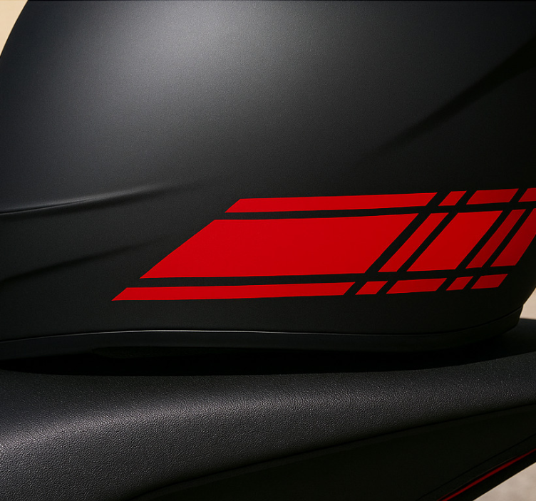 Adesivo per moto progettazione di linee veloci - TenStickers