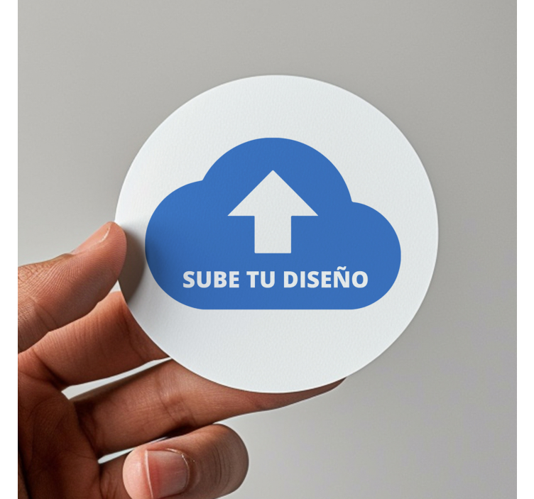 Adesivo personalizzato rotondo con logo - TenStickers
