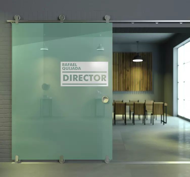 Adesivo per porta carico personalizzabile - TenStickers