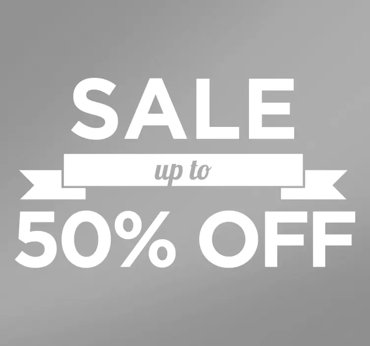 Adesivo saldi etichetta adesiva personalizzata uk - TenStickers