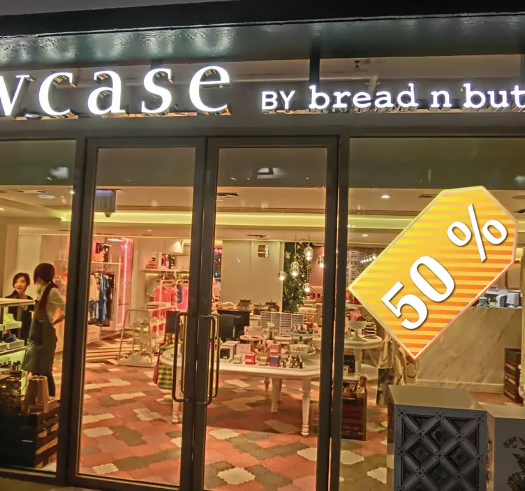 Adesivo saldi etichetta di vendita personalizzata - TenStickers