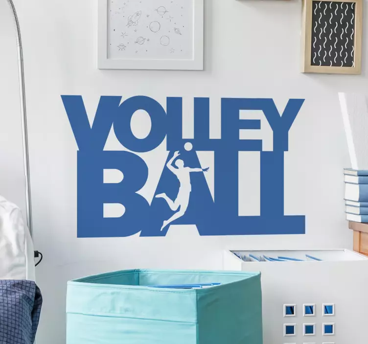 Adesivo sportivo Volley Ball - TenStickers