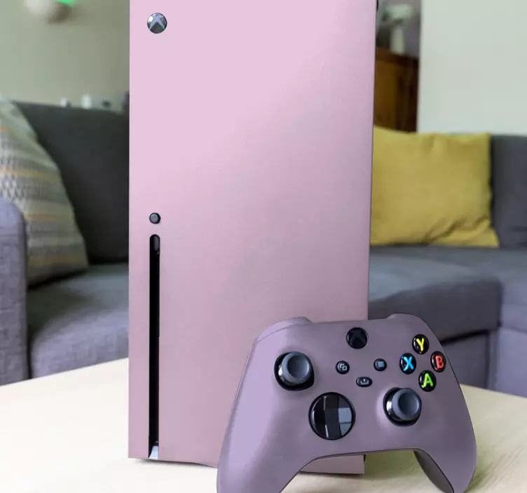 Adesivo Xbox colore rosa semplice - TenStickers