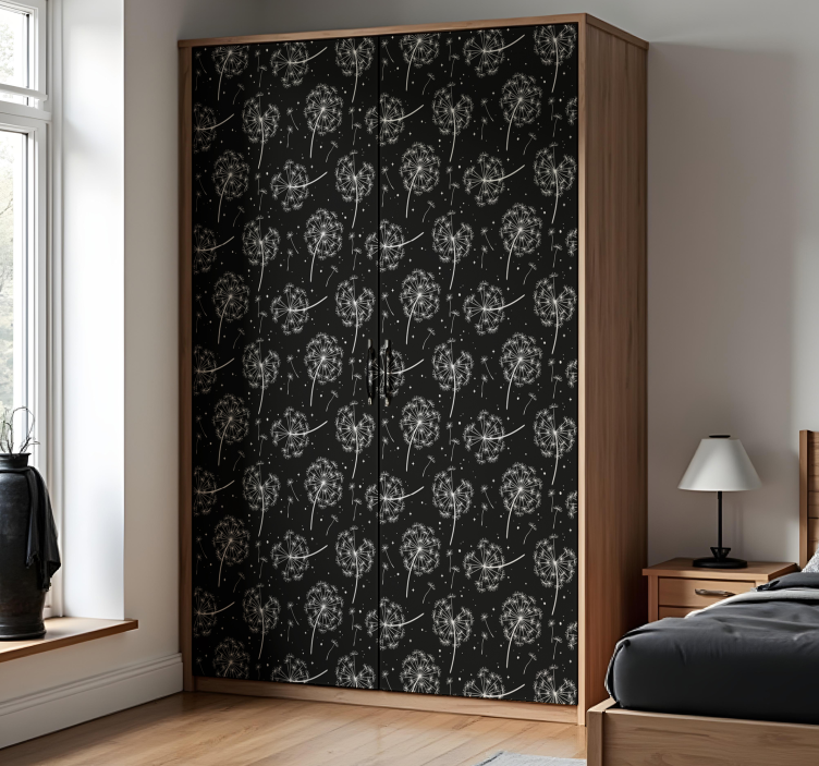 Carta adesiva per mobile denti di leone volanti - TenStickers