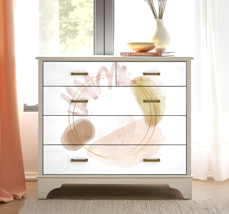 Carta adesiva per mobile forme astratte eleganti - TenStickers