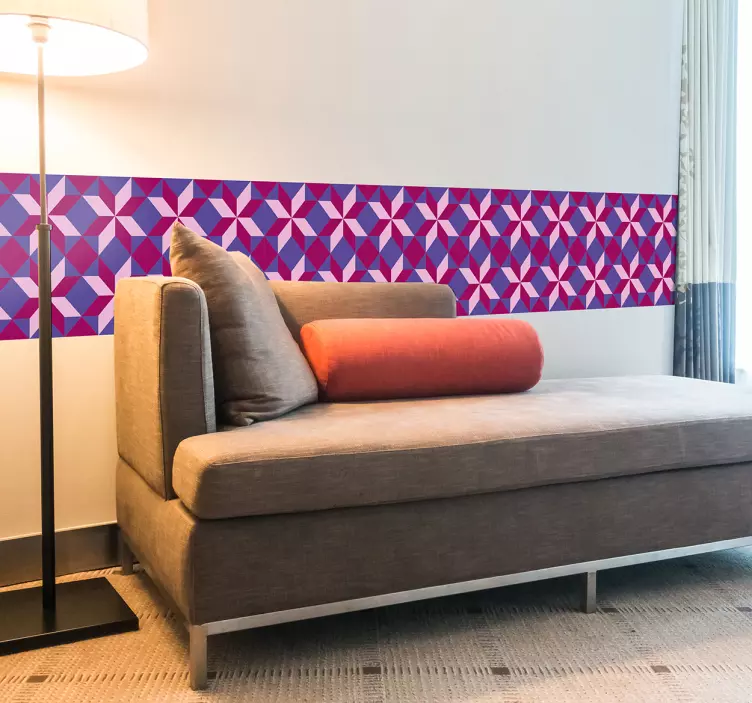 Greca adesiva creazione di motivi geometrici - TenStickers