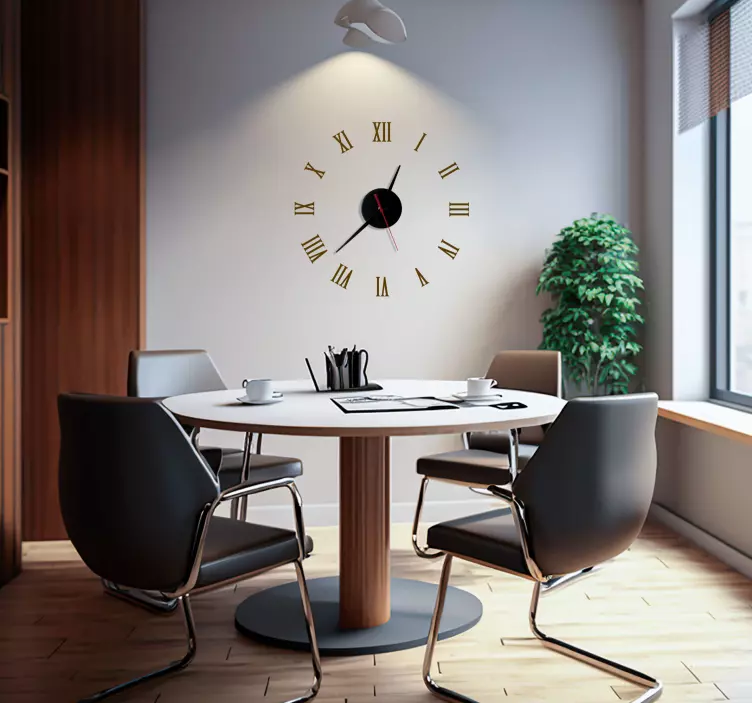 Orologio adesivo da parete iUno - TenStickers