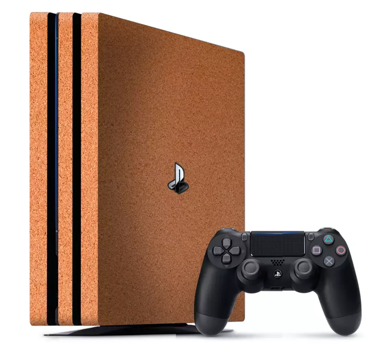 Skin adesiva PS4 effetto sughero - TenStickers