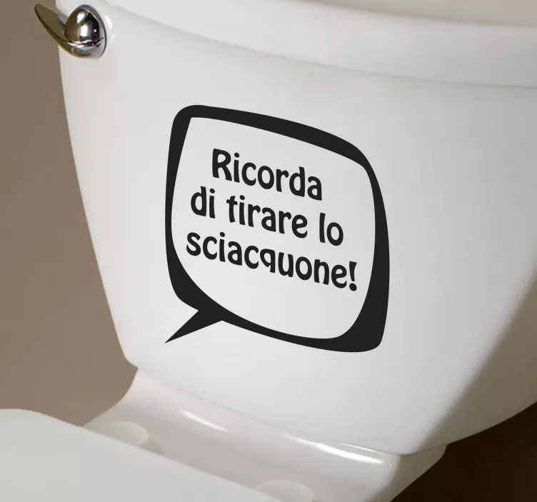 Adesivo scritta tazza - TenStickers