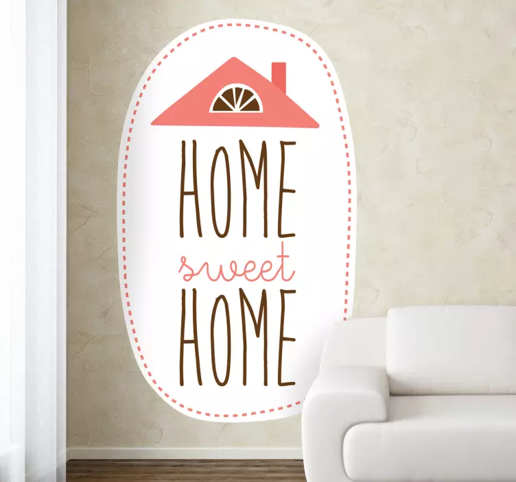Sticker decorativo dolce casa - TenStickers
