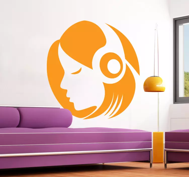 Sticker decorativo icona listening - TenStickers