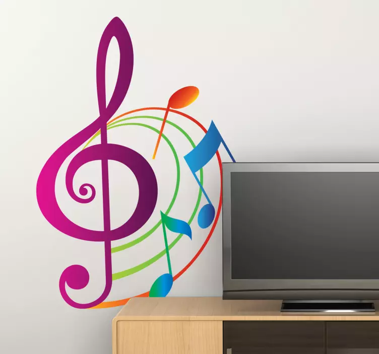 Sticker decorativo musica 70 - TenStickers