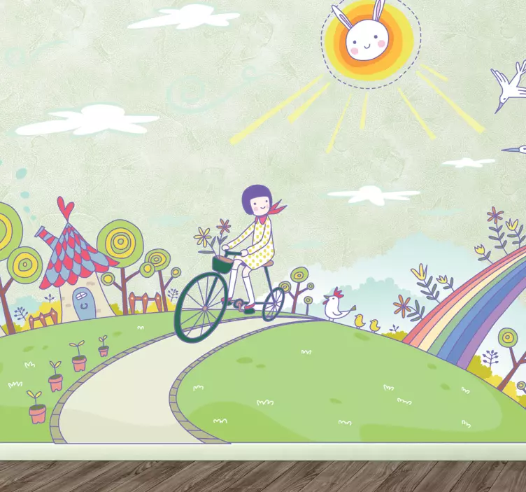 Sticker decorativo pianeta fantastico - TenStickers