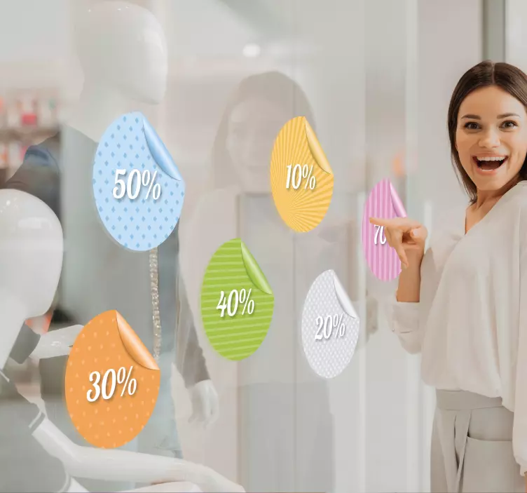 Sticker decorativo set etichette - TenStickers