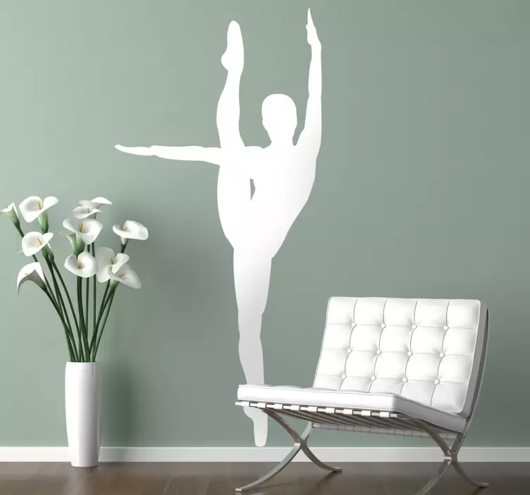 Wall sicker ballerina - TenStickers