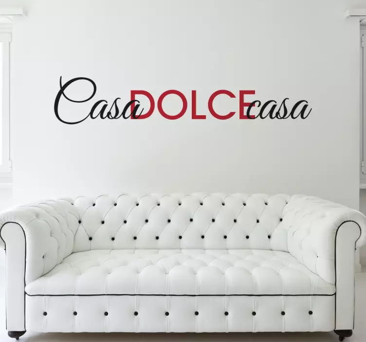 Adesivo murale Casa Dolce Casa - TenStickers