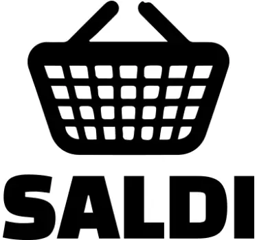 Vetrofania Saldi Cestino - TenStickers