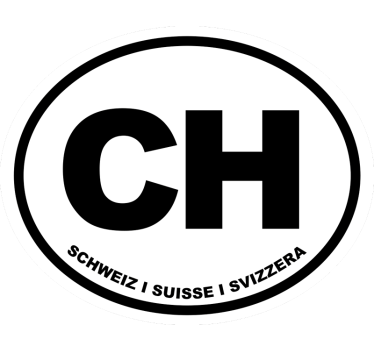 Adesivo per auto simbolo ch - TenStickers