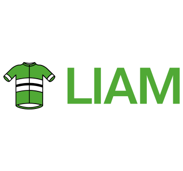 Adesivo bici maglia da ciclismo verde personalizzata - TenStickers